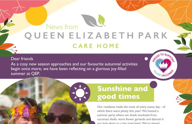 Queen Elizabeth Park autumn newsletter